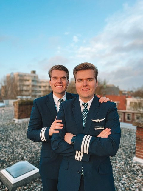 Portret van Joost en Bram van Rookhuijzen