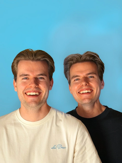 Portret van Joost en Bram van Rookhuijzen
